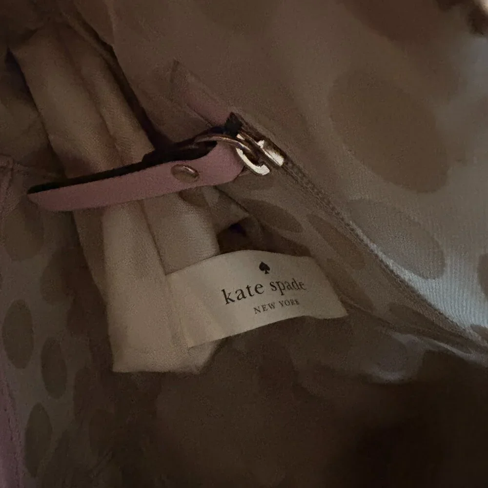 Kate Spade Cedar Street Maise Leather Pink/Rose Satchel Crossbody Quiet Luxury